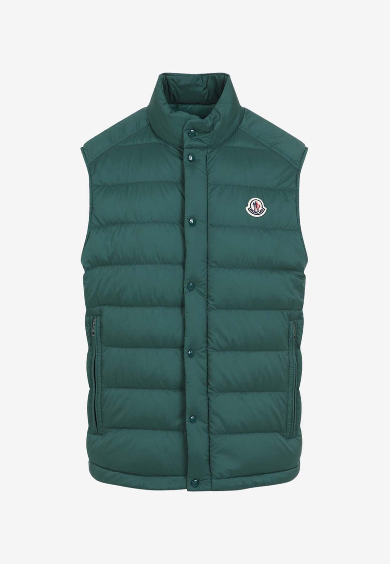 Barthe Logo Patch Down Vest