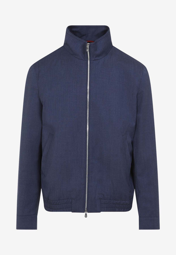 Zip-Up Virgin Wool Jacket