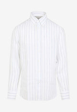 Striped Long-Sleeved Shirt