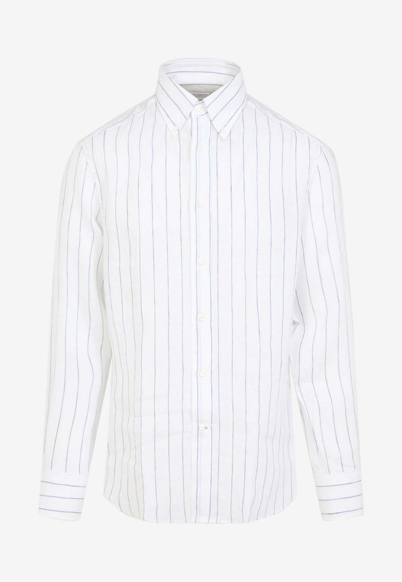 Striped Long-Sleeved Shirt