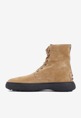 Winter Gommino Ankle Suede Boots