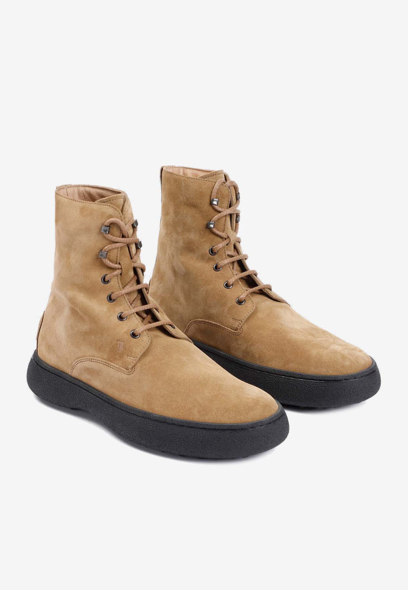 Winter Gommino Ankle Suede Boots