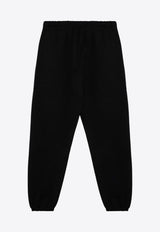 Fear Of God Essentials Logo Print Track Pants Black 130BT242020F/P_FEARE-BLK