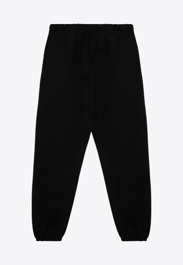 Fear Of God Essentials Logo Print Track Pants Black 130BT242020F/P_FEARE-BLK