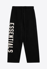 Fear Of God Essentials Contrasting Logo Track Pants Black 130BT244320F/P_FEARE-BLK