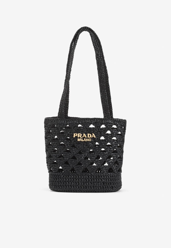 Logo Crochet Tote Bag