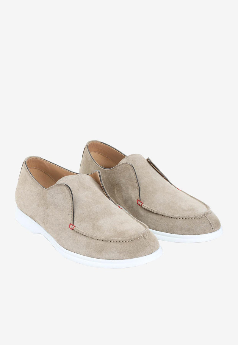 Suede Slip-On Loafers