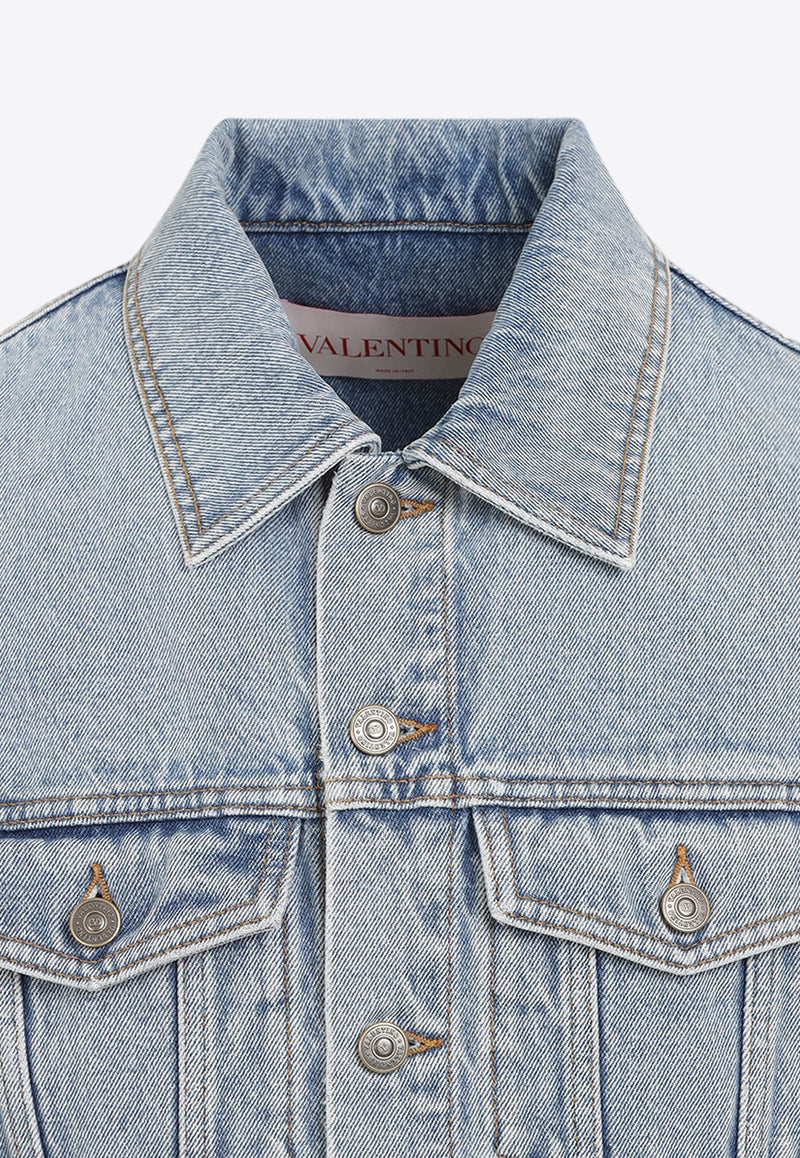 Washed Denim Vest