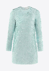 Zimmermann Eden Sequined Mini Dress Mint 1363DF242MINT