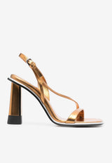 Etro 100 Metallic Leather Sandals 13870-3075 0900 Gold