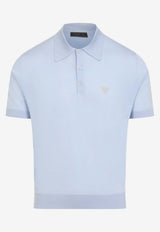 Short-Sleeved Wool Polo T-shirt