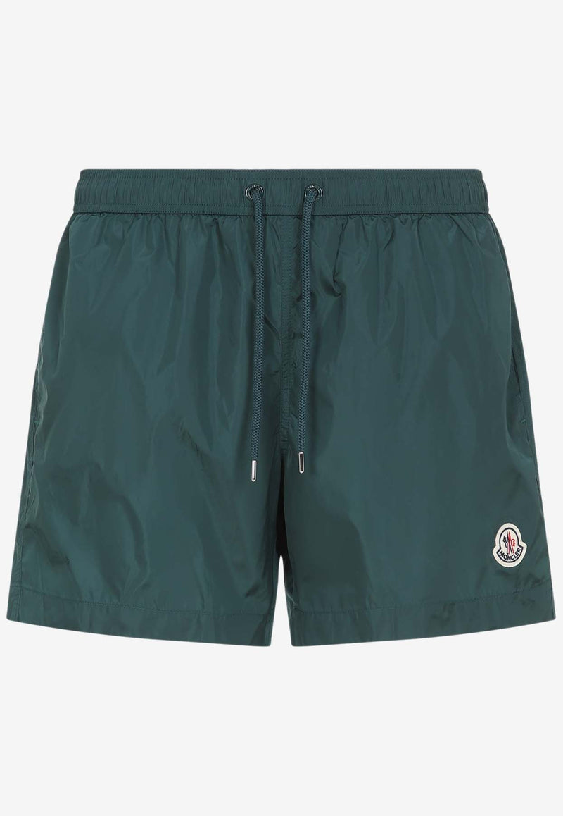 Logo Patch Swim Shorts