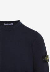 Logo Patch Crewneck Sweater