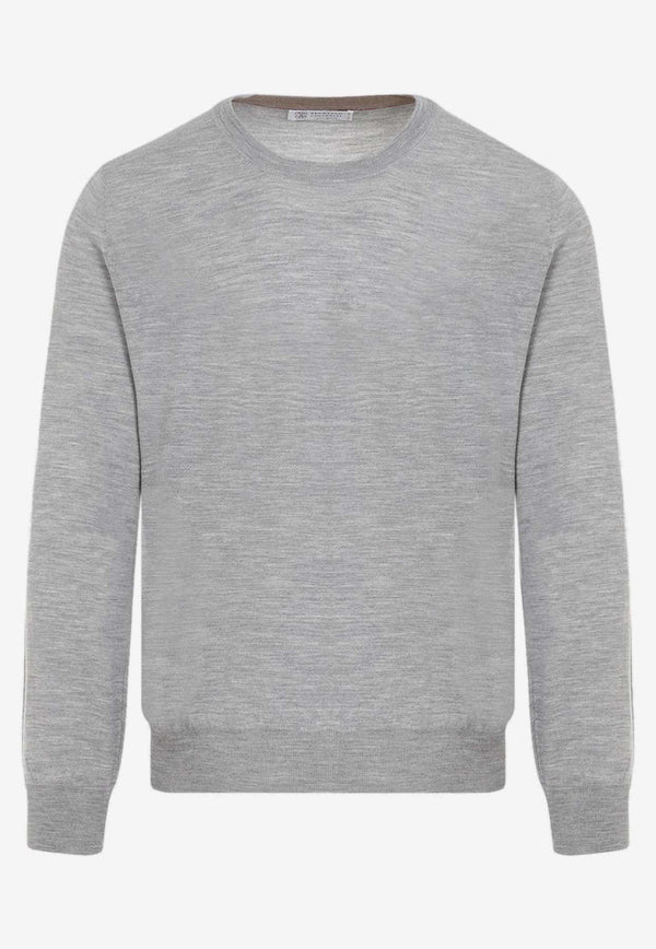 Wool and Cashmere Crewneck Sweater