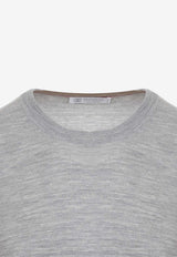 Wool and Cashmere Crewneck Sweater