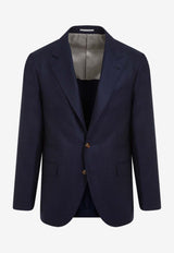 Single-Breasted Wool Blazer