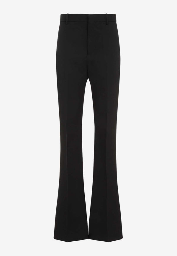 Flared Wool Pants