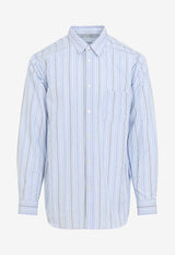 Long-Sleeved Stripe Shirt