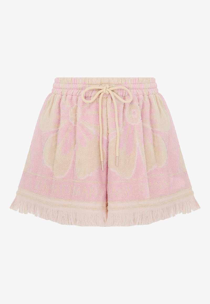 Zimmermann Pop Toweling Shorts 1418ASS244PINK