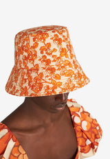 Etro Berry Print Bucket Hat 14355-5180 0750 Orange