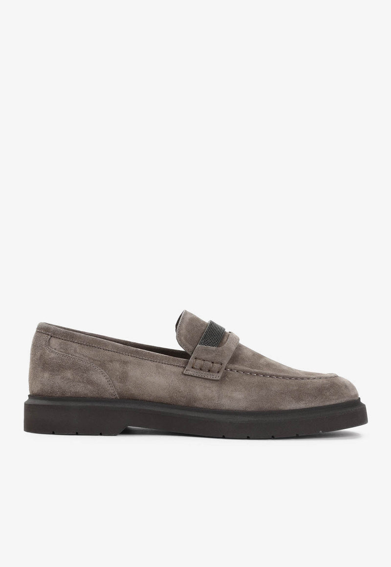 Suede Leather Loafers