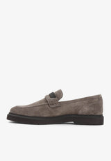 Suede Leather Loafers