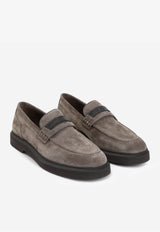 Suede Leather Loafers