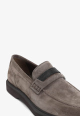 Suede Leather Loafers