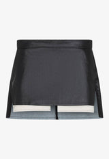 Fog Cut-Off Mini Skirt