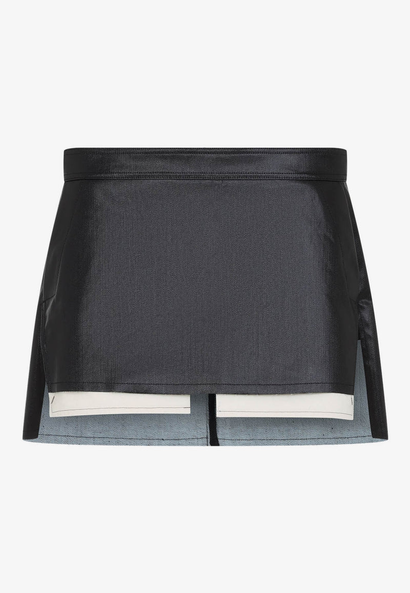 Fog Cut-Off Mini Skirt