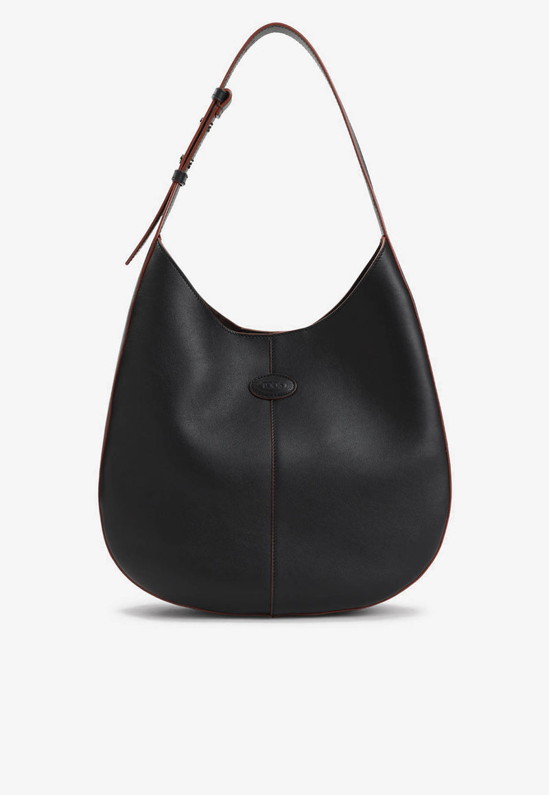 Small Di Hobo Bag in Calf Leather