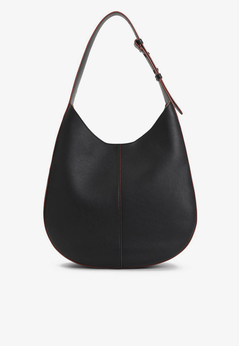 Small Di Hobo Bag in Calf Leather