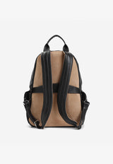 Logo Leather Backpack