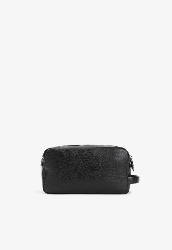 Grained Leather Beauty Case