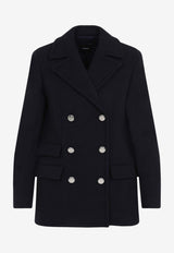 Double-Breasted Wool Coat