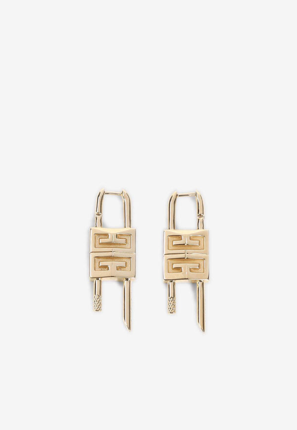 Logo Lock Earrings