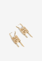 Logo Lock Earrings