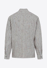 Long-Sleeved Striped Shirt