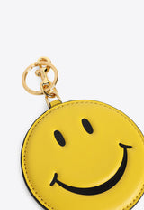 Smiley Nappa Leather Keychain