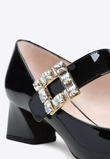 Très Vivier 45 Rhinestone-Embellished Pumps