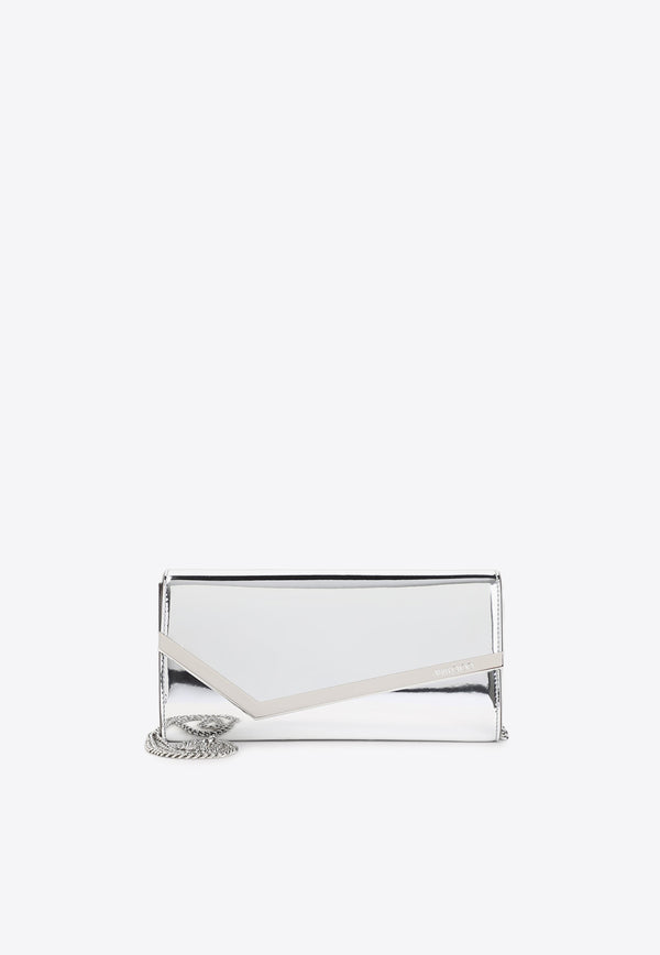 Emmie Metallic Leather Clutch