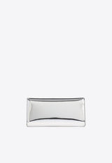 Emmie Metallic Leather Clutch