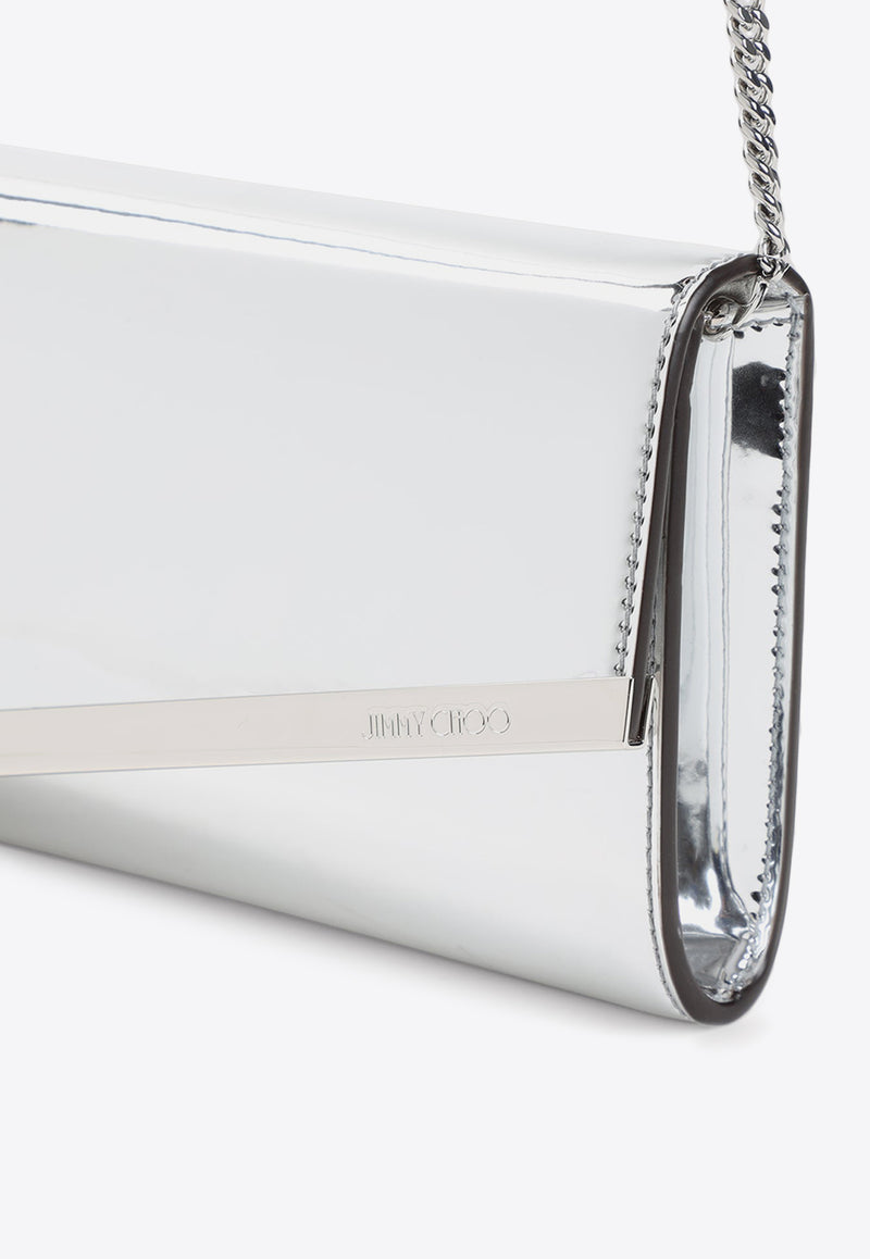 Emmie Metallic Leather Clutch