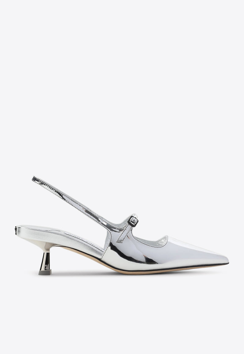 Didi 45 Metallic Leather Pumps