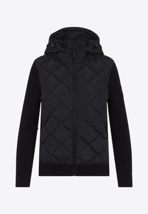 Hybridge Quilted Knit Hoody Jacket