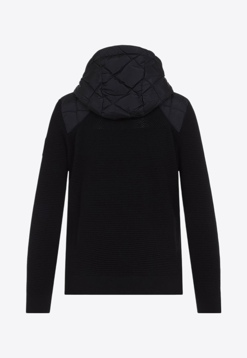 Hybridge Quilted Knit Hoody Jacket