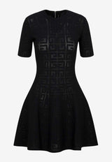 4G Jacquard Mini Dress