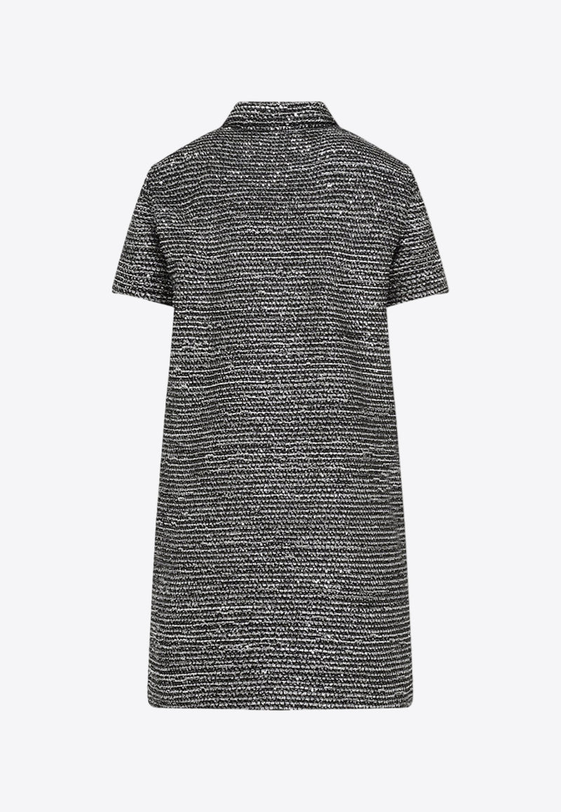 Knitted Mini Polo Dress