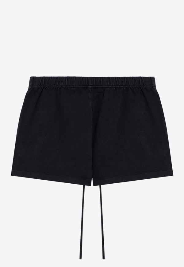 Fear Of God Essentials Heavy Jersey Mini Shorts Black 160BT245580FW/P_FEARE-BLK