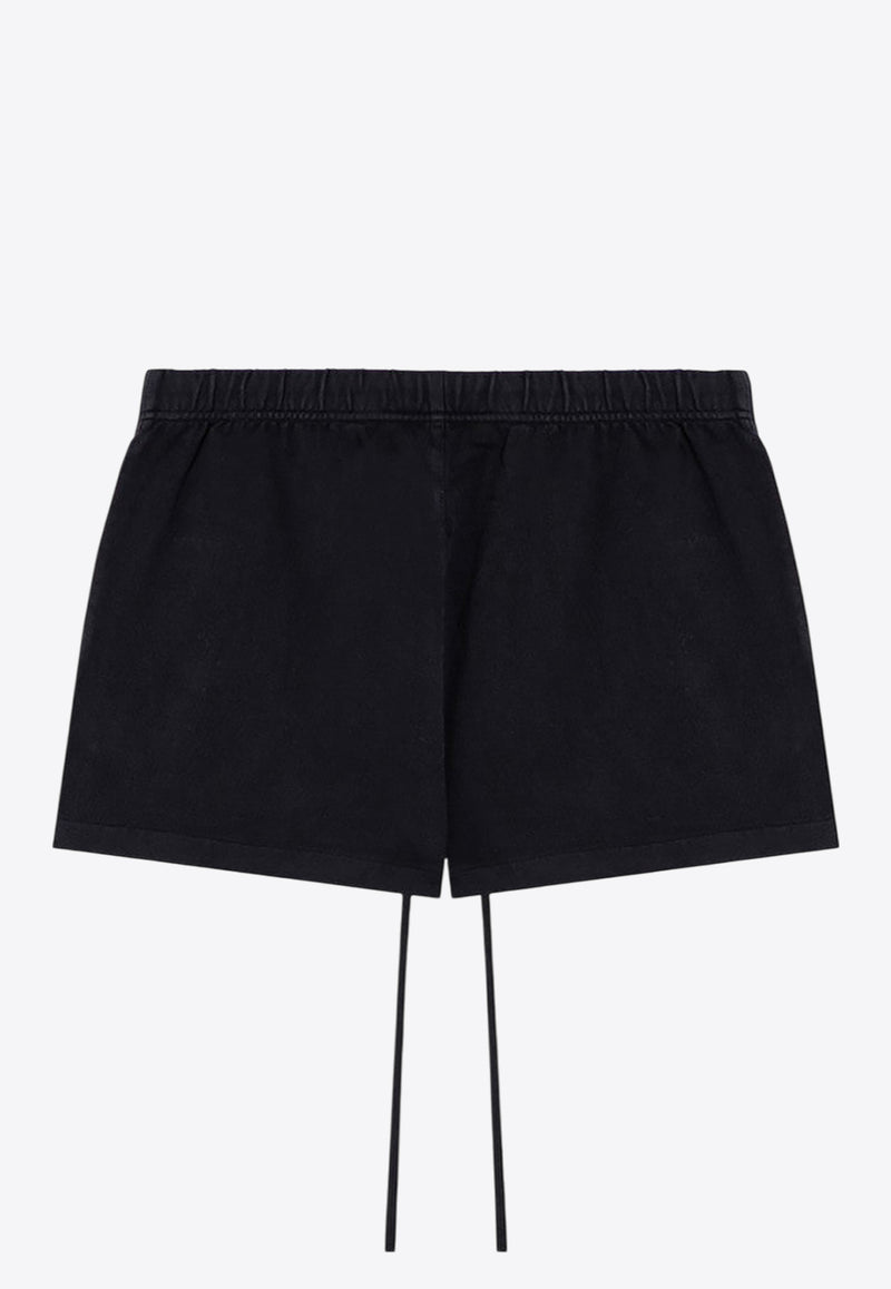 Fear Of God Essentials Heavy Jersey Mini Shorts Black 160BT245580FW/P_FEARE-BLK